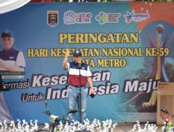 Peringati Hari Kesehatan Nasional, Pemkot Metro Gelar Jalan Sehat Ceria