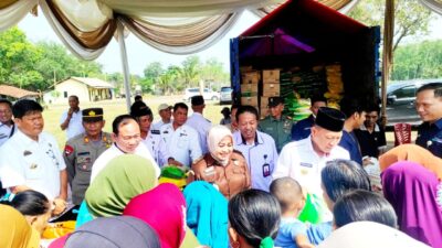 Pemkab Tulang Bawang Gelar Pasar Murah di Kampung Ujung Gunung Ilir