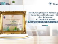 PT Timah Tbk Raih Penghargaan Prestisius sebagai Pendukung Program Kampung Iklim di Kepulauan Bangka Belitung