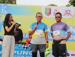 Sekdaprov Lampung Lepas Peserta Lampung Half Marathon 2023