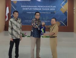 Pemkab Lampung Tengah Sabet Penghargaan Debitur Terbaik Pinjaman Pemda 2022