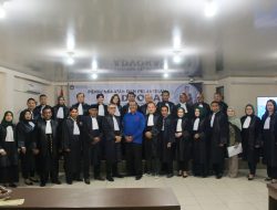 PT Tanjungkarang Ambil Sumpah 17 Advokat Persadin Lampung