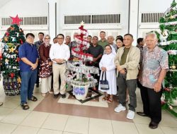 Walikota dan Wakil Walikota Kunjungi Gereja Hati Kudus Metro