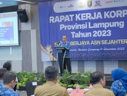 Sekda Buka Raker Korpri Lampung 2023