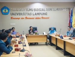 FISIP Universitas Lampung Lantik Pengurus Ormawa