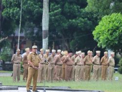 Pj Bupati Lambar Pimpin Apel Pagi Bersama