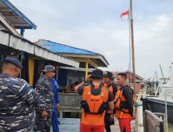 Seorang ABK KM Sumber Mandiri Terjatuh di Perairan Kuala Teladas, Tim SAR Gabungan Lakukan Pencarian