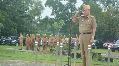 Pemkab Lampung Tengah Gelar Apel Bulanan