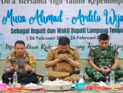 3 Tahun Kepemimpinan Bupati Musa Ahmad, Pemkab Lampung Tengah Gelar Doa Bersama