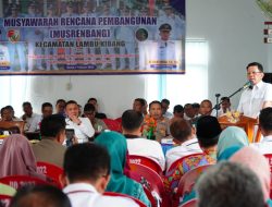 Pj Bupati Firsada Membuka Musrenbang Tingkat Kecamatan Lambu Kibang