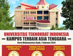 Mantap! Universitas Teknokrat Indonesia Kembali Raih Peringkat 1 Internasional Impact Webometrics