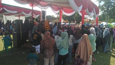 PWCNU Tulang Bawang Tengah Peringati Harlah 101 Tahun NU di Lapangan Candra Jaya