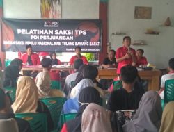 Berikan Arahan Pelatihan Saksi PDI Perjuangan, Ponco Nugroho, S.T. : Target Kita Menang