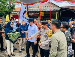 Kapolres Tulang Bawang Barat Hadiri Pelepasan Pendistribusian Logistik Pemilu untuk Dapil 1