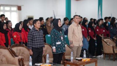 Dr Anna Gustina Hadiri Pelantikan 33 Ormawa Unila Tingkat Universitas Masa Bakti 2024