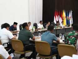 Anggota Komisi I DPRD Lampung Hadiri Rakor Persiapan Pengamanan Pemilu 2024