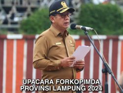 Upacara Formopimda, Ketua DPRD Lampung jadi Inspektur