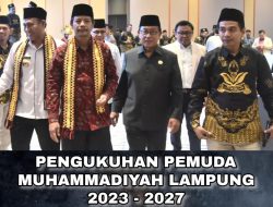 Suparno Hadiri Pengukuhan Pengurus Pemuda Muhammadiyah Periode 2023-2027