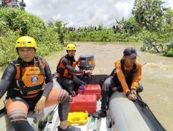 Enggi Korban Tenggelam di Sungai Way Galih Belum Ditemukan