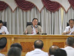 Pemkab Lampung Barat Gelar Rapat Persiapan Penyusunan Laporan Kinerja Triwulan Petama Pj Bupati Nukman