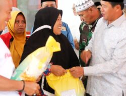 Pj Bupati Lampung Barat Nukman Buka Gerakan Pangan Murah di Belalu