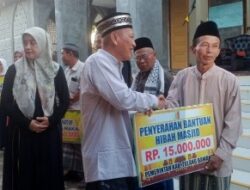 Pj Bupati Tulang Bawang Hadiri Silaturahmi Ramadhan di Aji Murni Jaya