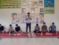 Kadiskominfotiksan Dan Karang Taruna Pesibar Safari Ramadhan di Balai Pekon Lintik, Krui Selatan