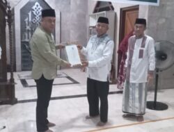 Baznas Selayar Serahkan Titipan Donasi Pembangunan Masjid Rahmatan Lil Alamin