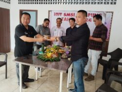 Peringati Hari Jadi ke-7, SMSI Provinsi Lampung Gelar Donor Darah dan Potong Tumpeng