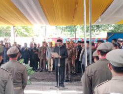 Pj Bupati Lampung Barat Pimpin Upacara Pemakaman Ronggur L Tobing