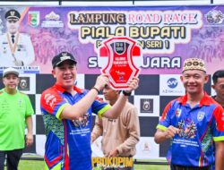 Bupati Pesawaran Buka Event Road Race Lampung