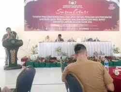 KPU Lampung Selatan Adakan Sosialisasi Tahapan dan Syarat Dukungan Calon Perseorangan dalam Pilkada