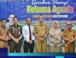 Pj Bupati Nukman Hadiri Acara Gerakan Sinergi Reforma Agraria 2024