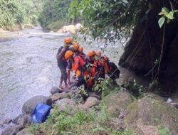 3 Hari Hanyut Di Sungai Semuong Lampung Barat, Warga Suoh Lampung Barat Ditemukan Tim SAR Gabungan Meninggal Dunia