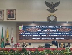 Rapat Paripurna, DPRD Lampung Setujui Pemberhentian Arinal dari Kursi Gubernur Lampung