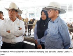 Menteri Pertanian Sambangi Peternakan Terintegrasi Ala PT LSAJ