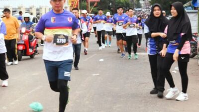 Ikut GubernurRUN, Ketua Komisi V DPRD Lampung Dorong Semangat Atlet PON