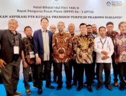 Halal Bihalal dan Rapat Pleno Aptisi, Rektor UTI Respons Program Sekolah Unggulan