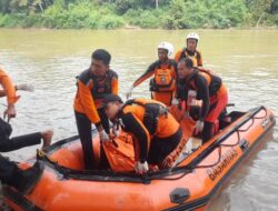 Korban Tenggelam di Sungai Way Sekampung Ditemukan Tim SAR Gabungan Dalam Keadaan Meninggal Dunia