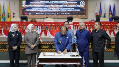 LKPJ APBD Provinsi Lampung 2023, DPRD Lampung Gelar Rapat Paripurna