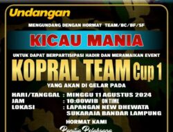 Sambut Kemerdekaan Republik Indonesia, Kopral Team Selenggarakan Lomba dan Pameran Burung Berkicau