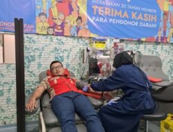 GML Kota Metro Sumbang Puluhan Kantong Darah