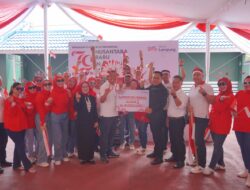 Peringati HUT RI ke-79, Keluara Besar Bank Lampung Gelar Uapacara Bendera