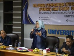 Rektor Unila Prof Lusmeilia Afriani Buka Pelatihan Pekerti bagi Dosen