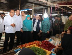 Sambangi Tulang Bawang Barat, Pj Gubernur Lampung Kunjungi Pasar Tradisional