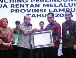 Pj Gubernur Lampung Luncurkan Jamsostek untuk Ribuan Pekerja Rentan