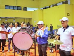 Pj Gubernur Lampung Buka Kompetisi Marching Band Gubernur Cup 2024