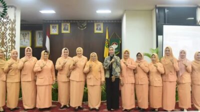 Ketua IKAD dan Sekwan DPRD Lampung Hadiri Perpisahan Ketua Dharma Wanita Prov Lampung