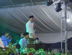 Bareng Ribuan Warga, Mirza – Jihan Bersalawat di Lampung Tengah