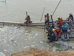 Penambang Pasir Tenggelam di Sungai, Tim SAR gabungan Lakukan Upaya Pencarian